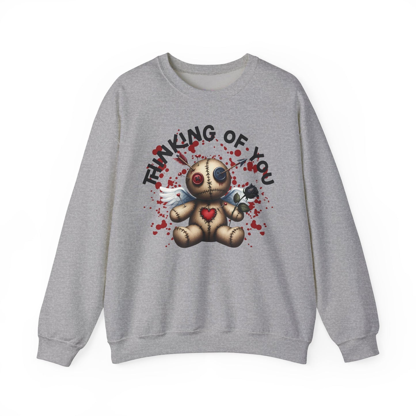 Anti-Valentine Thinking of You Unisex Heavy Blend™ Crewneck Sweatshirt - S - 5X