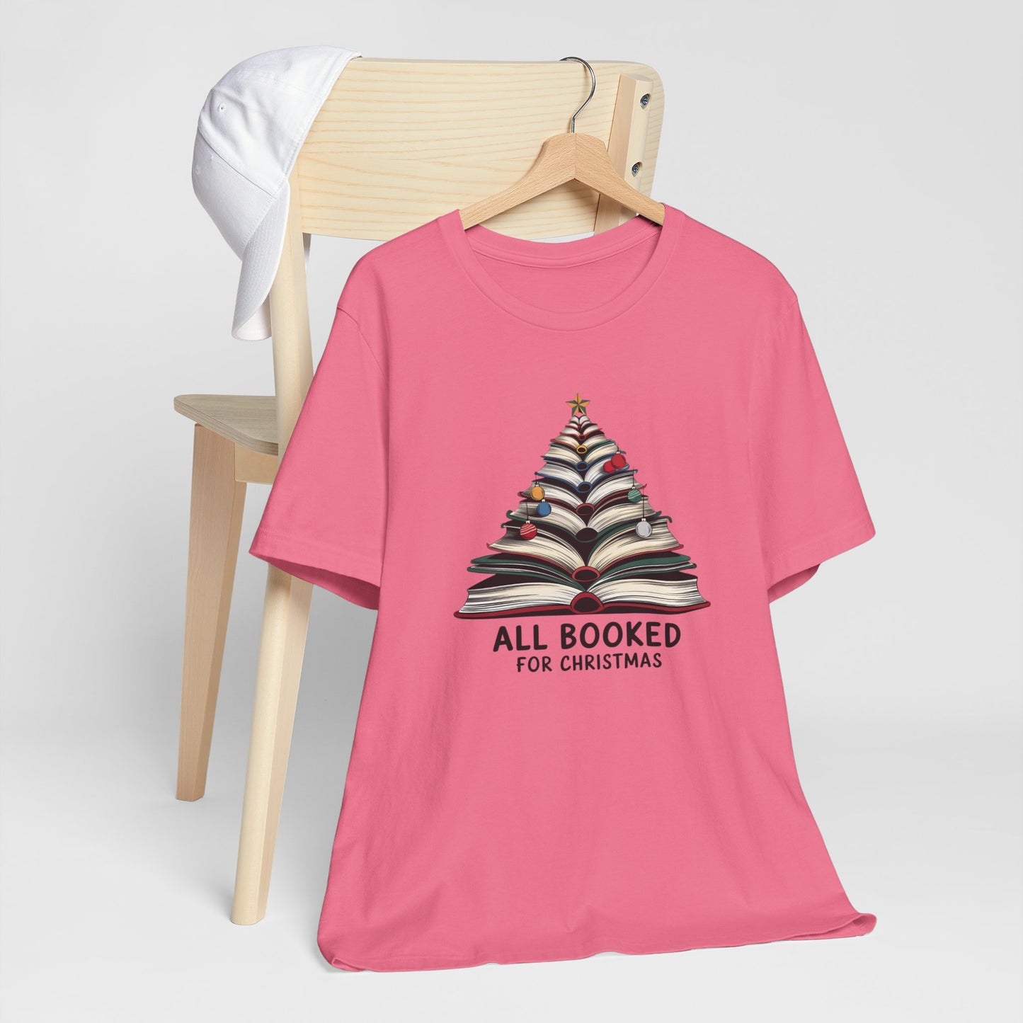 All Booked for Christmas Unisex Jersey Short Sleeve T-shirt - sizes S - 3X