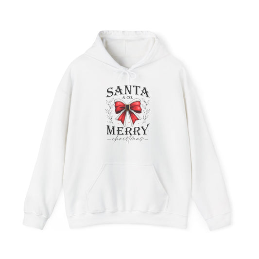 Santa and Co Merry Christmas bow Unisex Heavy Blend™ Hooded Sweatshirt - sizes S - 5X