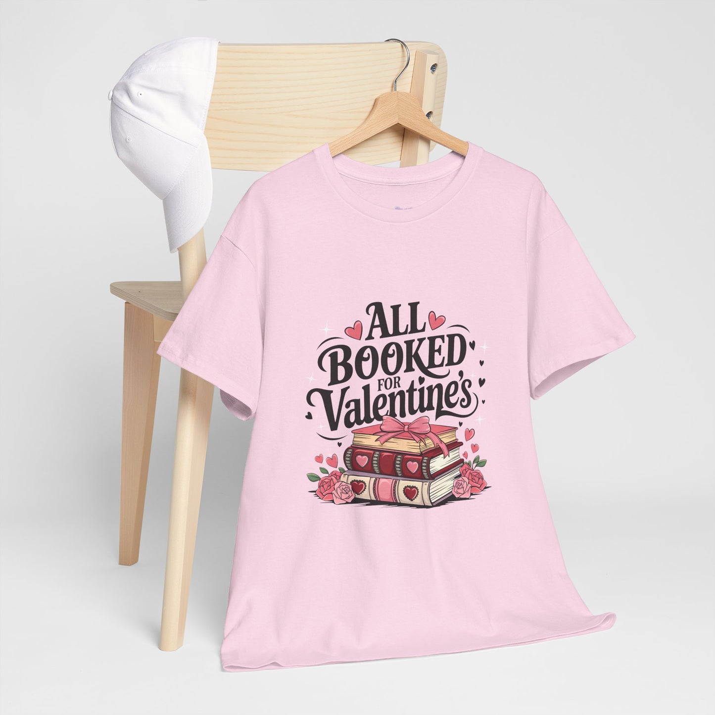 Valentine's Day Book Lover Unisex Tee - sizes S - 5X