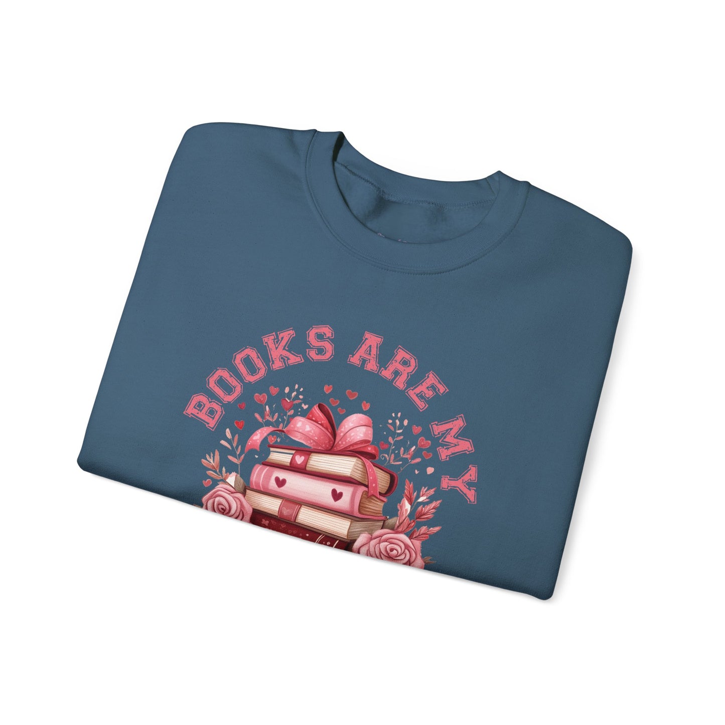 Books are my Love Language Unisex Heavy Blend Crewneck Sweatshirt - size S - 5X