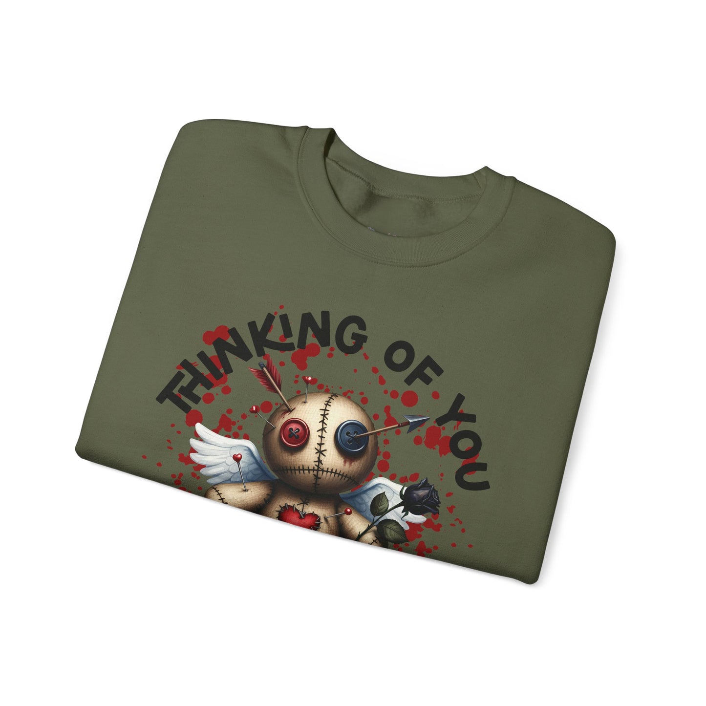 Anti-Valentine Thinking of You Unisex Heavy Blend™ Crewneck Sweatshirt - S - 5X
