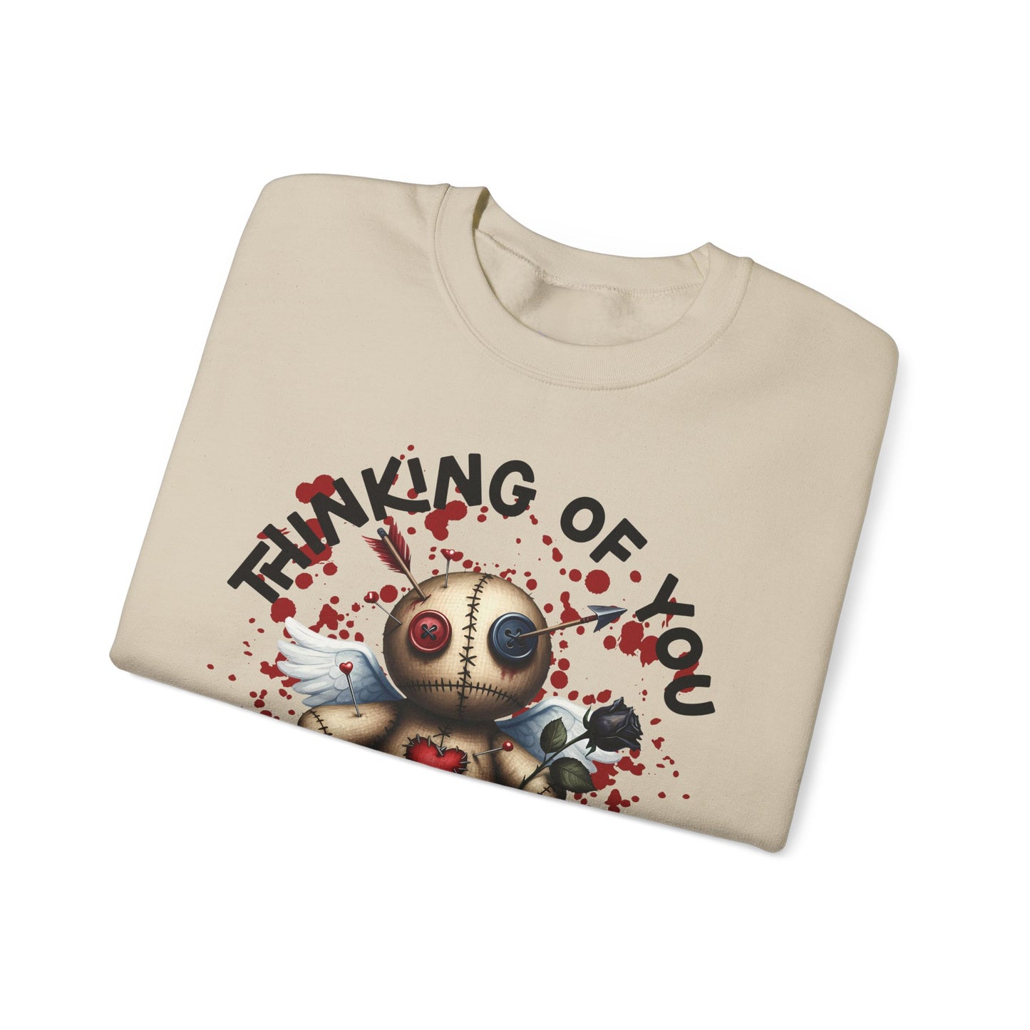Anti-Valentine Thinking of You Unisex Heavy Blend™ Crewneck Sweatshirt - S - 5X