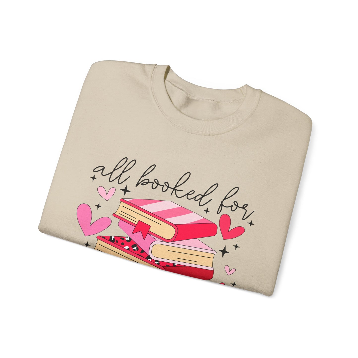 Book Lover Valentine's Day Unisex Sweatshirt - sizes S - 5X