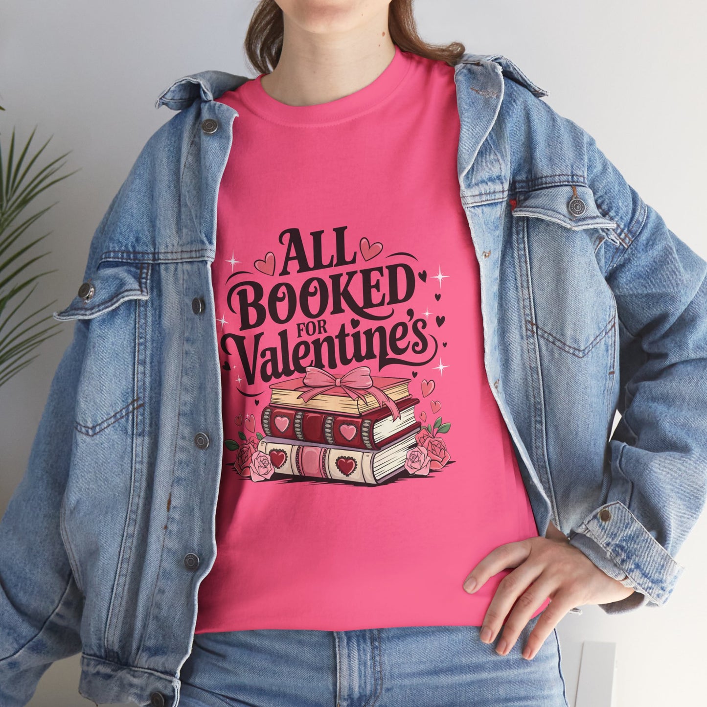 Valentine's Day Book Lover Unisex Tee - sizes S - 5X