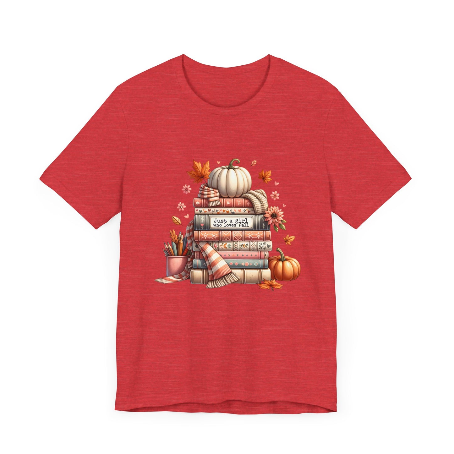 Just a Girl Who Loves Falls Unisex Jersey Short Sleeve Tee