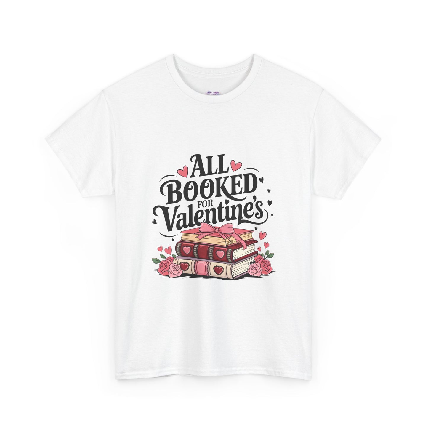 Valentine's Day Book Lover Unisex Tee - sizes S - 5X