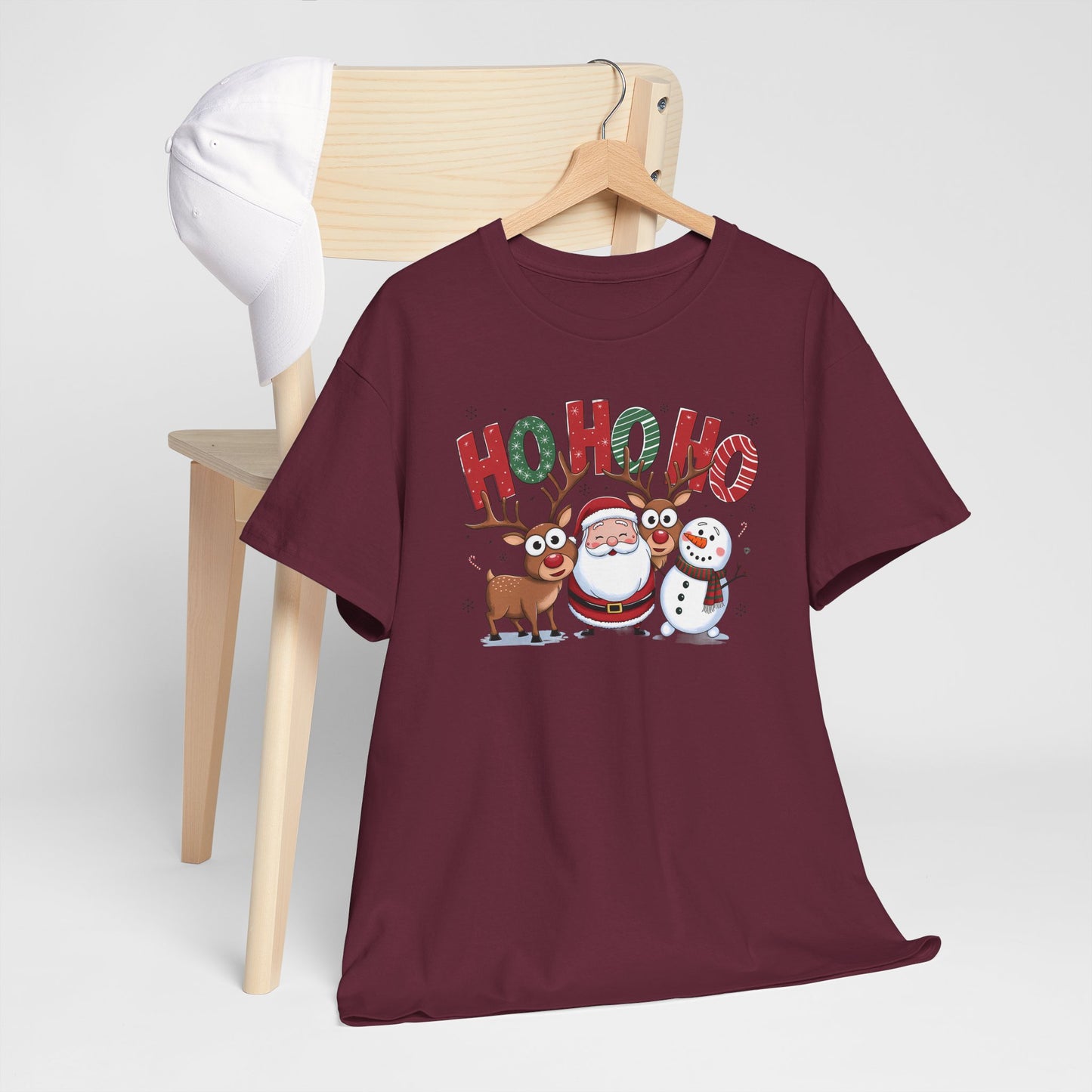 HoHoHo Unisex Heavy Cotton Tee - sizes S - 5X