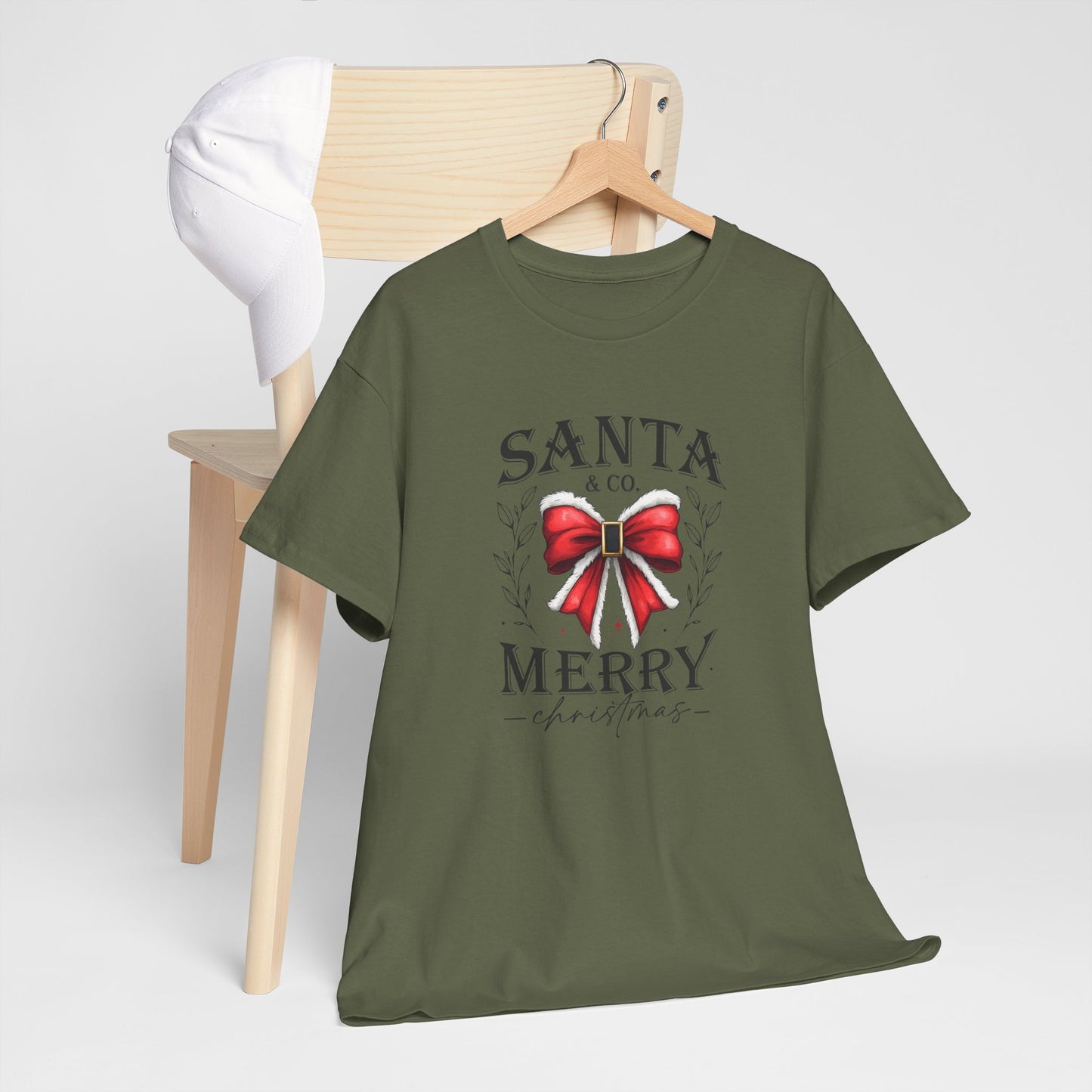 Santa and Company Merry Christmas Unisex Heavy Cotton Tee - sizes S - 5X
