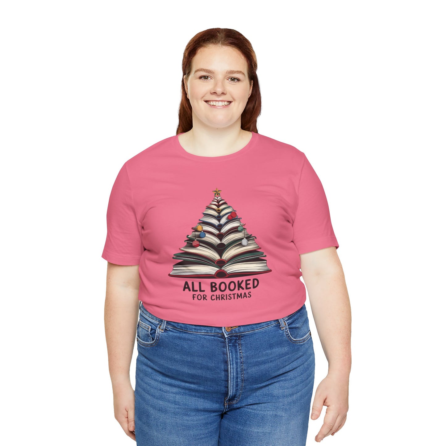 All Booked for Christmas Unisex Jersey Short Sleeve T-shirt - sizes S - 3X