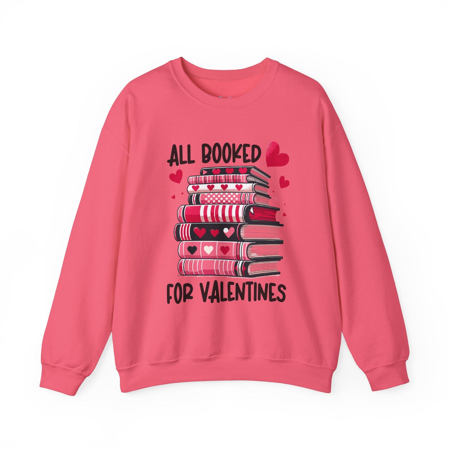 All Booked for Valentine's Day Unisex Heavy Blend Crewneck Sweatshirt