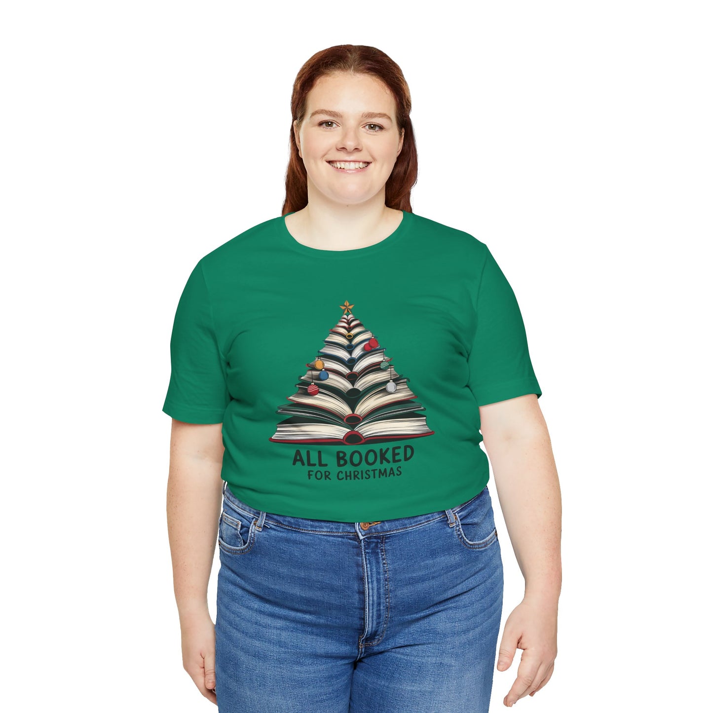 All Booked for Christmas Unisex Jersey Short Sleeve T-shirt - sizes S - 3X