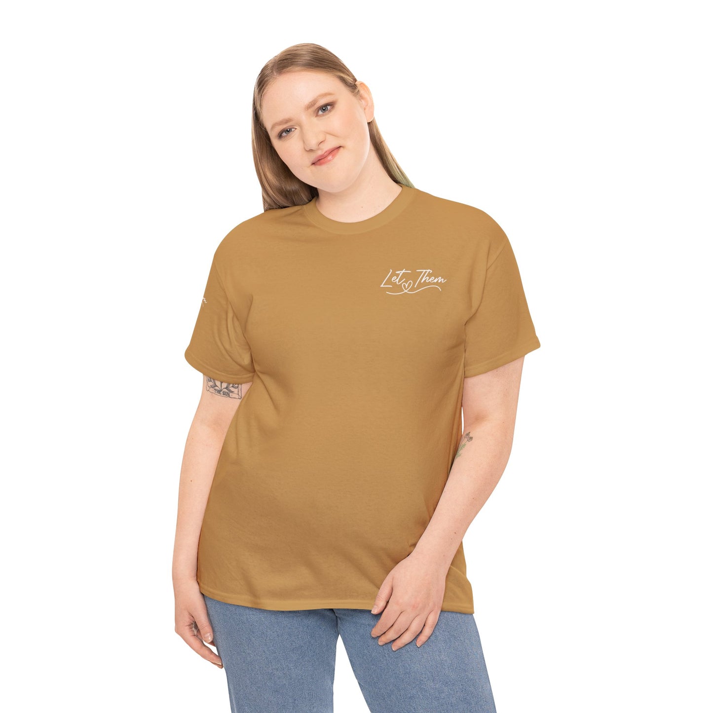 Let Them Unisex Heavy Cotton Tee