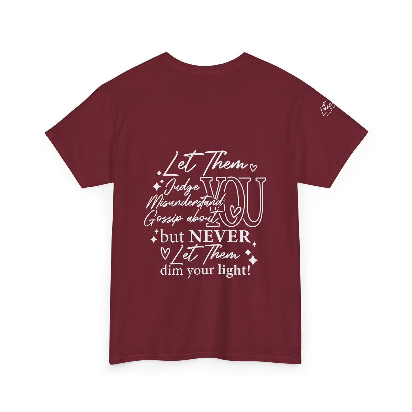 Let Them Unisex Heavy Cotton Tee