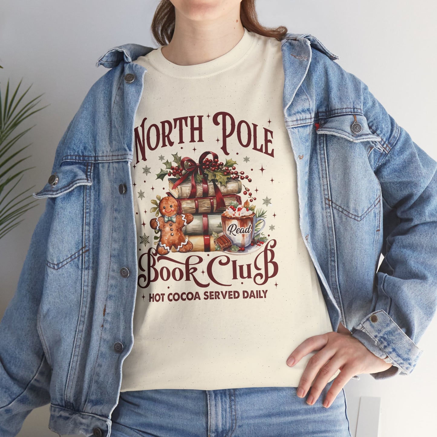 North Pole Book Club Unisex Heavy Cotton Tee - sizes S - 3X
