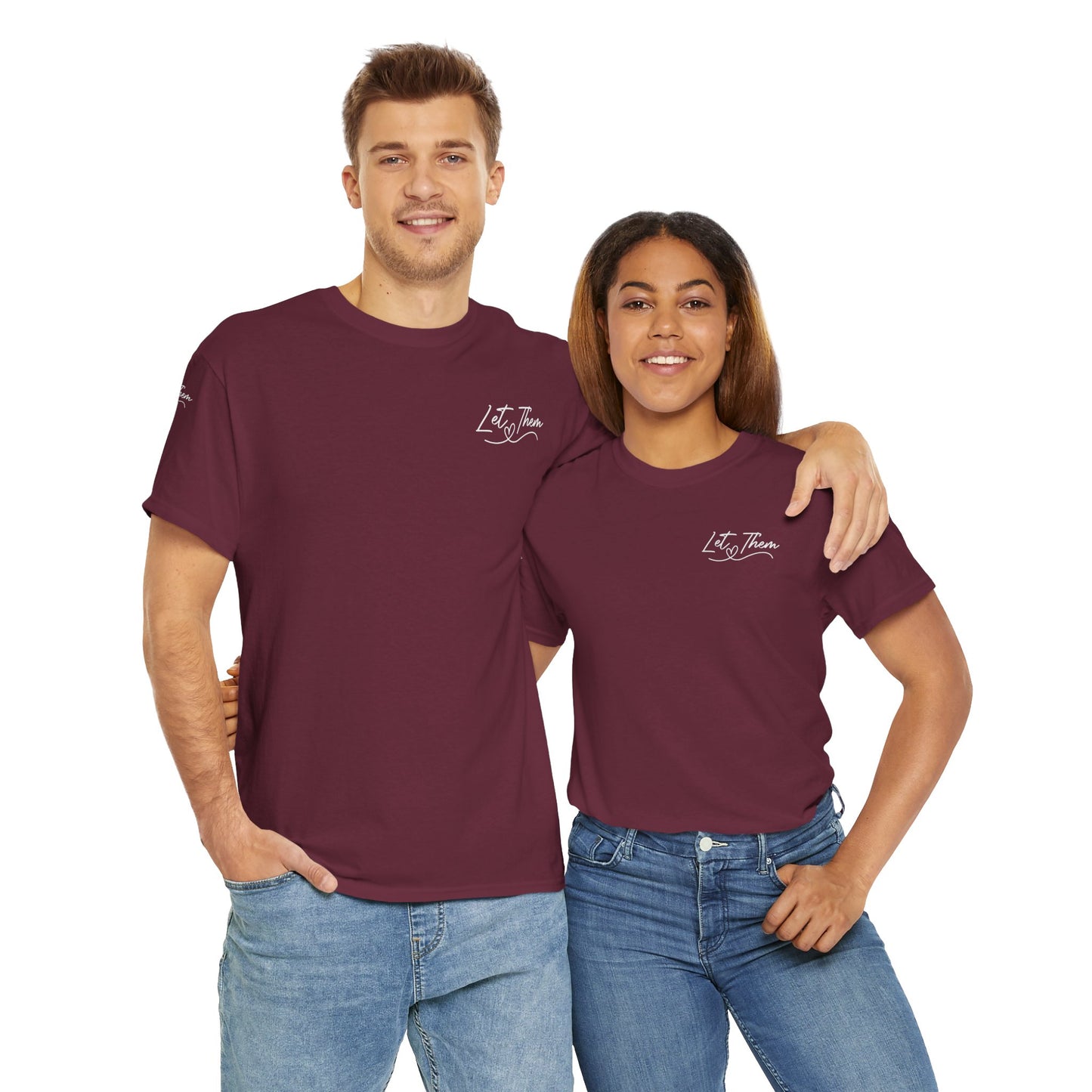 Let Them Unisex Heavy Cotton Tee