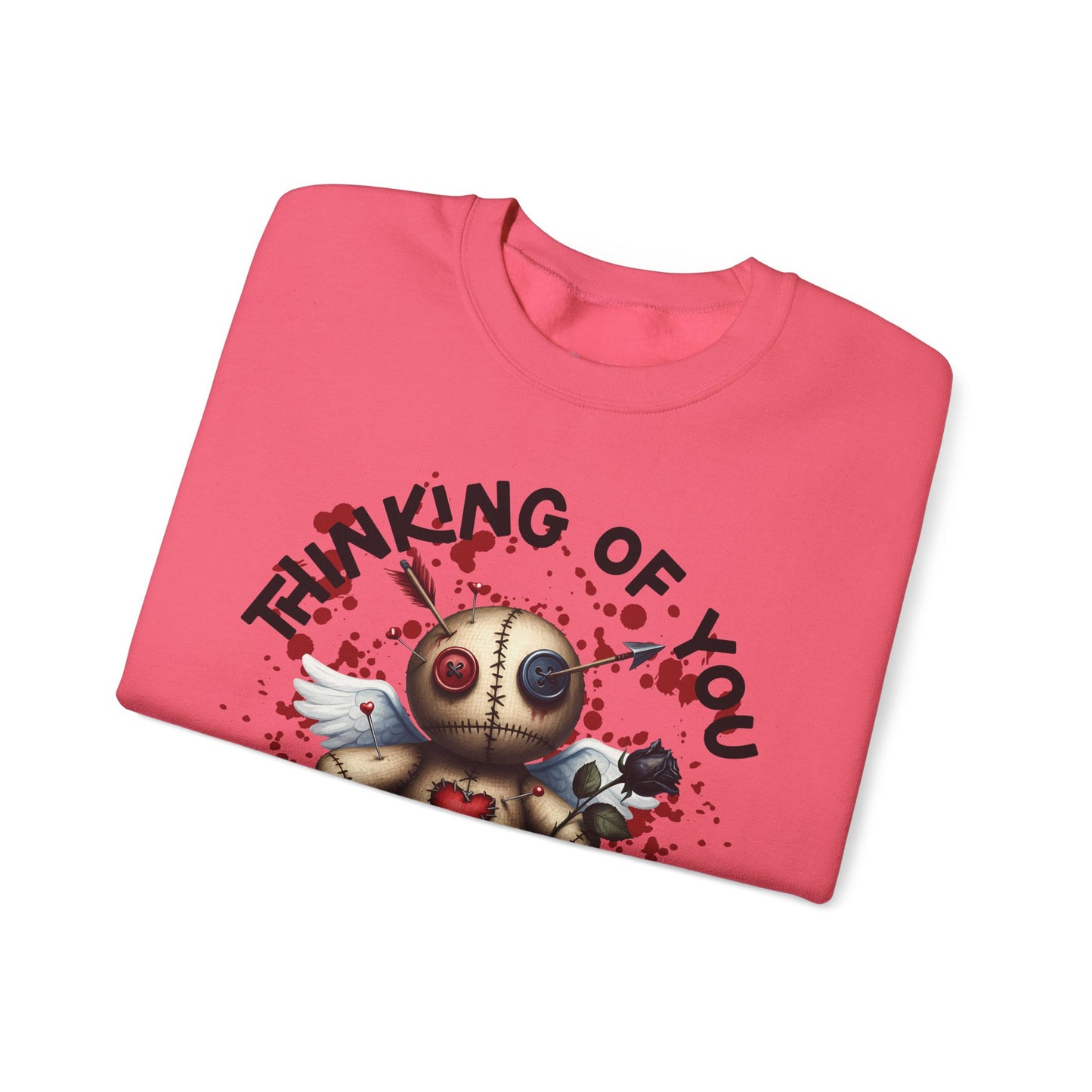Anti-Valentine Thinking of You Unisex Heavy Blend™ Crewneck Sweatshirt - S - 5X