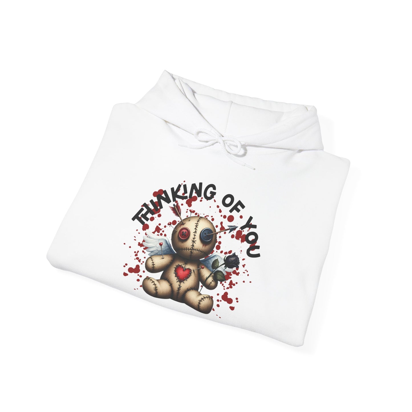 Anti-Valentine Thinking of You Unisex Heavy Blend™ Hooded Sweatshirt - S - 5X