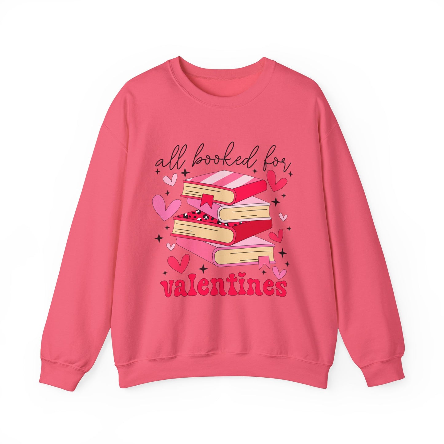 Book Lover Valentine's Day Unisex Sweatshirt - sizes S - 5X