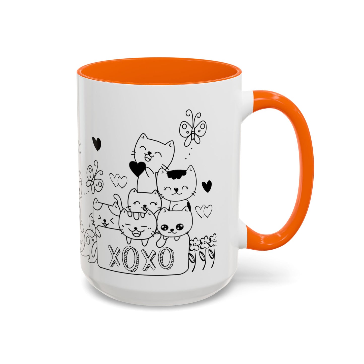 Coffee Mug - Valentine's Day Cat Love Mug for Cat Lovers