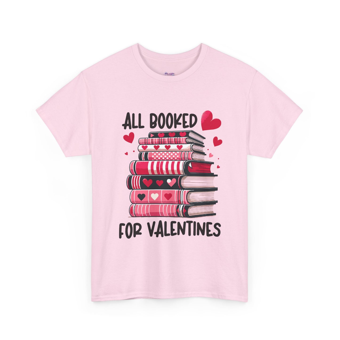 Valentine's Day Book Lover Unisex Tee - sizes S - 5X