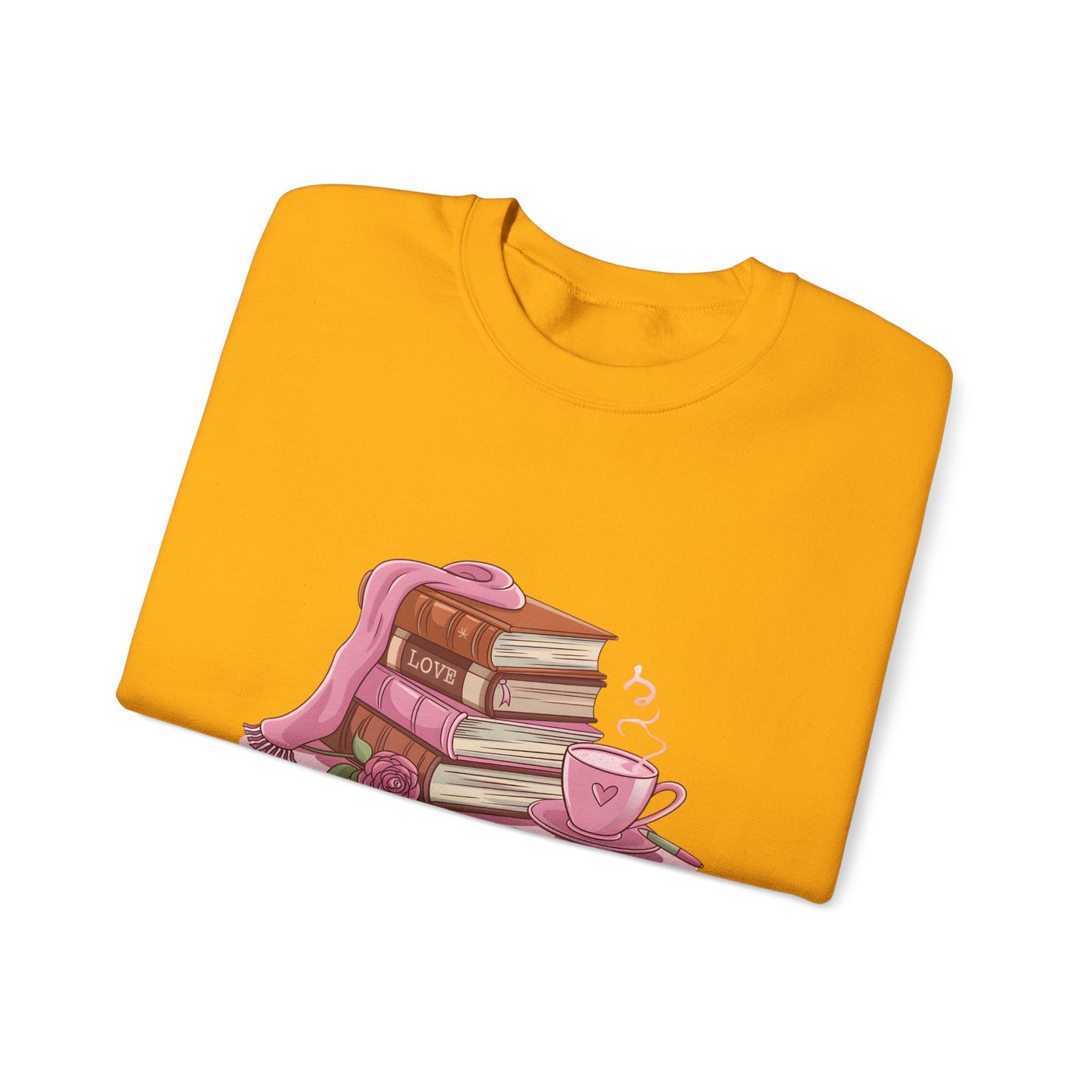 Valentine's Day Book Lover Crewneck Sweatshirt - S - 5X