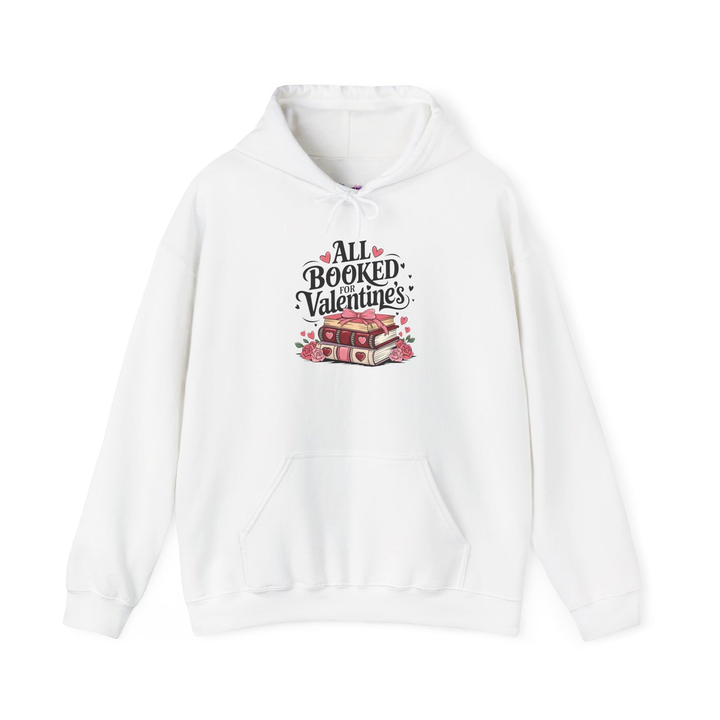 Valentine's Day All Booked Unisex Hooded Sweatshirt