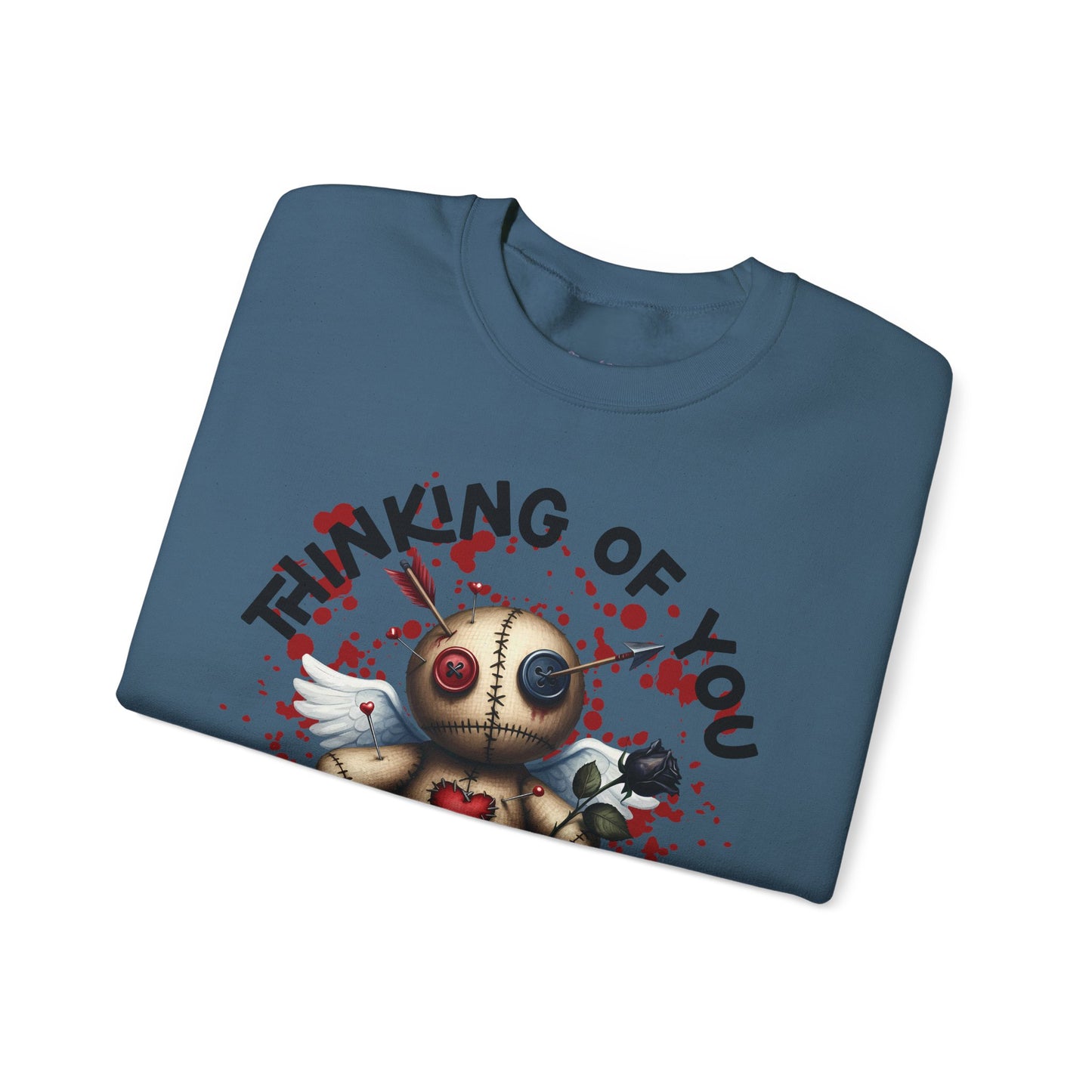 Anti-Valentine Thinking of You Unisex Heavy Blend™ Crewneck Sweatshirt - S - 5X