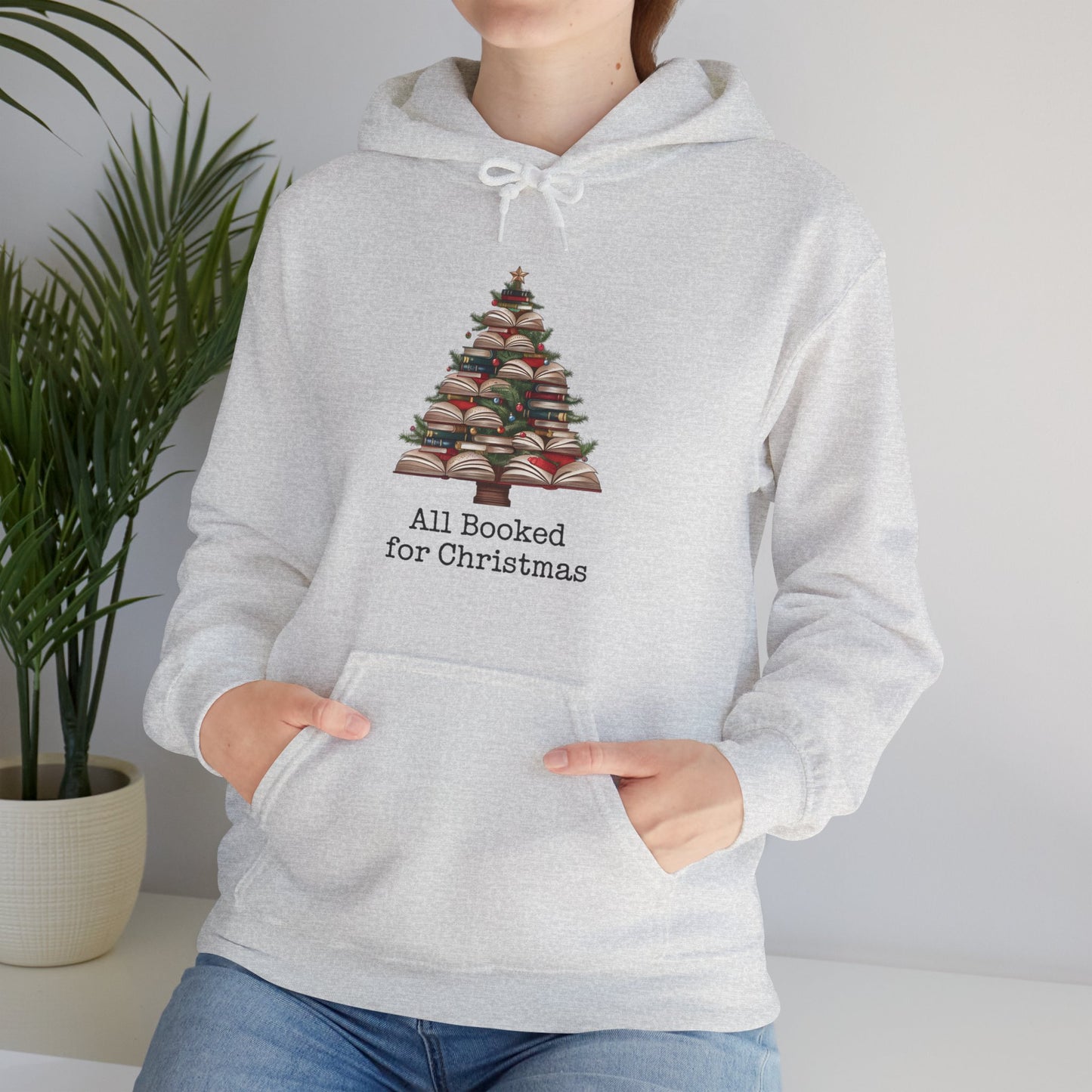 All Booked for Christmas Unisex Heavy Blend™ Hooded Sweatshirt - sizes S - 3X